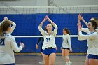 VB vs MHC  Wheaton Women's Volleyball vs Mount Holyoke College. - Photo by Keith Nordstrom : Wheaton, Volleyball, VB